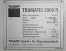 WYKRAWARKA TRUMPF TRUMATIC 2000 R