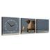 Zegar ścienny - obraz 4MyArt  Frends, 35 x 105cm