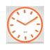 Zegar ścienny  JVD, H81.3 pomarańczowy