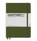 Notatnik Leuchtturm 1917 Medium A5 kropki ARMY - ciemny zielony