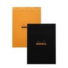 Notes Rhodia Basic Orange & Black Nr16 Orange - gładki, blok szyty