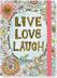 Notes Peter Pauper Live, Love, Laugh Journal linie