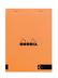 Notes Rhodia Basic Orange & Black "le R" Nr18 Orange - linie, blok szyty