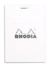Notes Rhodia White Nr12 - kratka, blok szyty