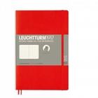 Notatnik Leuchtturm 1917 Paperback B6+ kropki RED - czerwony