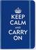 Notes Peter Pauper Mini Keep Calm And Carry On Journal linie