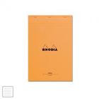 Notes Rhodia Basic Orange & Black "Yellow" Nr19 Orange - linie z marginesem, blok szyty