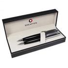 Długopis i ołówek Sheaffer Gift Collection 300 czarno chromowe 9314