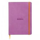 Notes Rhodia Boutique Rhodiarama Softcover A5 Lilac - kropki