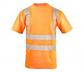 Koszulka odblaskowa pomarańczowa z pasami Flash