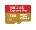 MicroSDHC SanDisk EXTREME PRO 8 GB