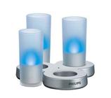 Zestaw 3 świeczek LED z ponownym naładowaniem IMAGEO niebieski + 3 świeczki - Imageo Candle Light + Zestaw 3 świeczek LED z pono