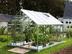 Szklarnia ogrodowa Vitavia Mercur 11500 zielona wymiar: 4.45m x 2.57m szkło ogrodnicze