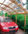 Garaż ogrodowy drewniany na 1 auto - wiata ogrodowa 5 x 2.8 m