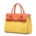 Damska torebka z kolekcji letniej Żółto-pomarańczowa