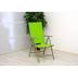 Zielone składane krzesło aluminiowe , ogrodowe, campingowe, regulowane,
