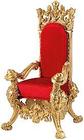 Tron królewski. Fotel świętego mikołaja. Santa Claus Chair.